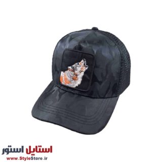 کلاه کپ طرح گرگ کد CH-1604