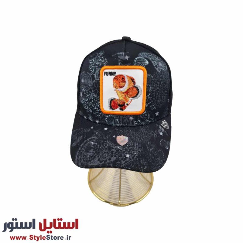 کلاه کپ طرح ماهی کد 1609