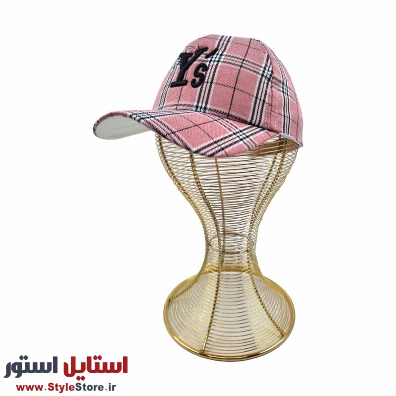 کلاه کپ بچگانه مدل YS کد 1618 رنگ صورتی