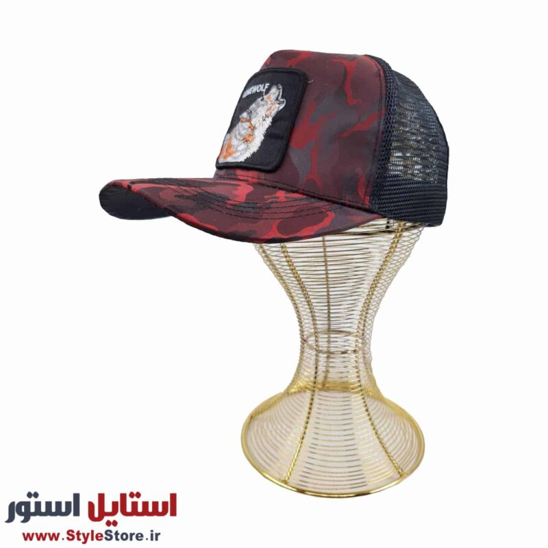 کلاه کپ طرح گرگ کد CH-1604