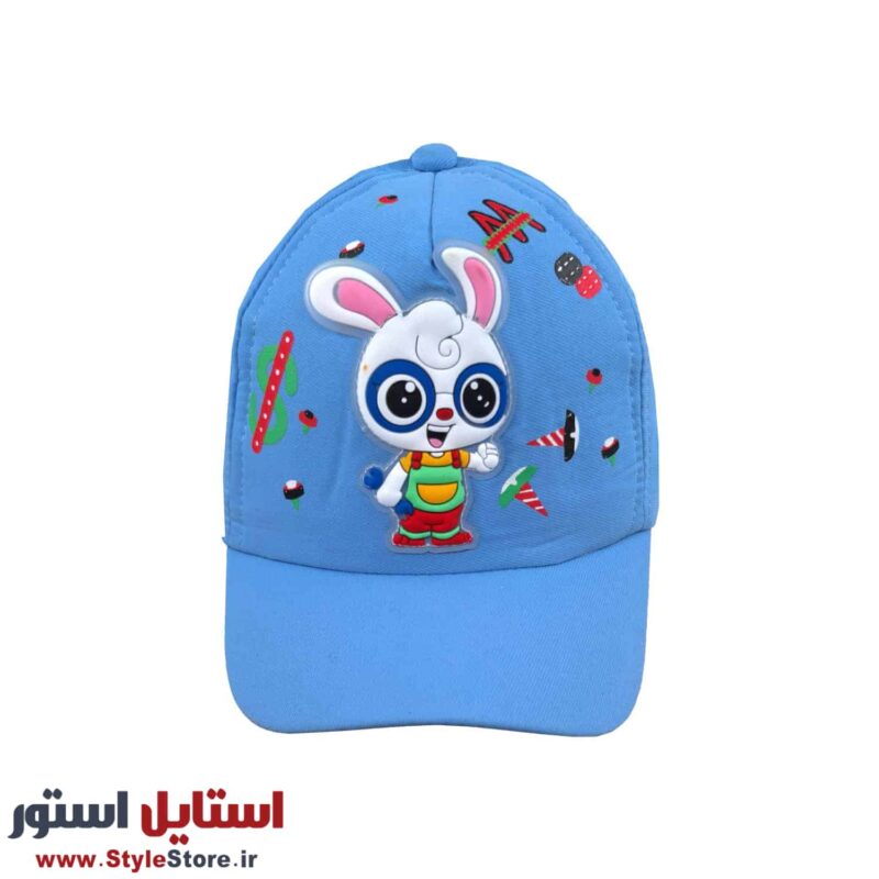 کلاه بچگانه مدل خرگوش بازیگوش کد 1945 رنگ آبی