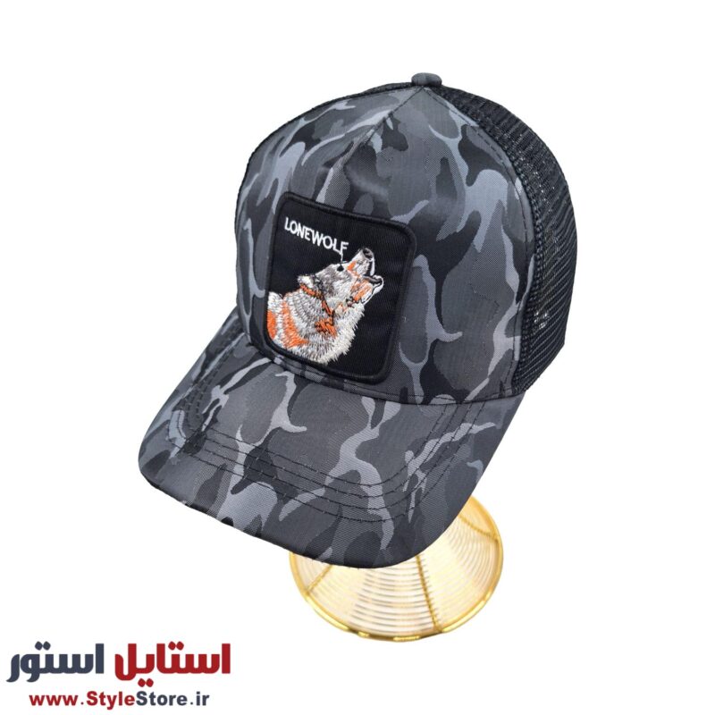 کلاه کپ طرح گرگ کد CH-1604