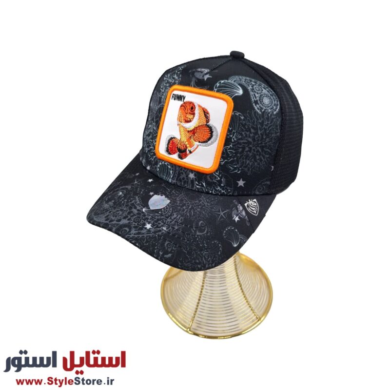 کلاه کپ طرح ماهی کد 1609