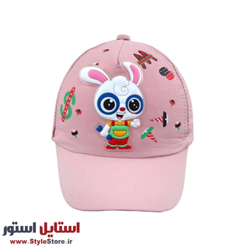 کلاه بچگانه مدل خرگوش بازیگوش کد 1945 رنگ صورتی