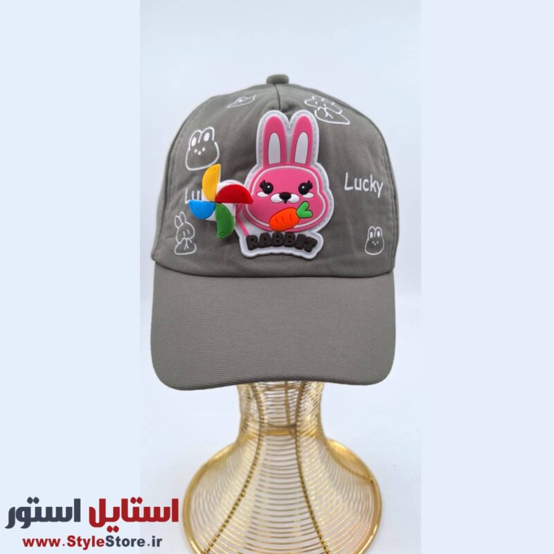 کلاه بچگانه مدل خرگوش فرفره ای کد 1946 رنگ سدری