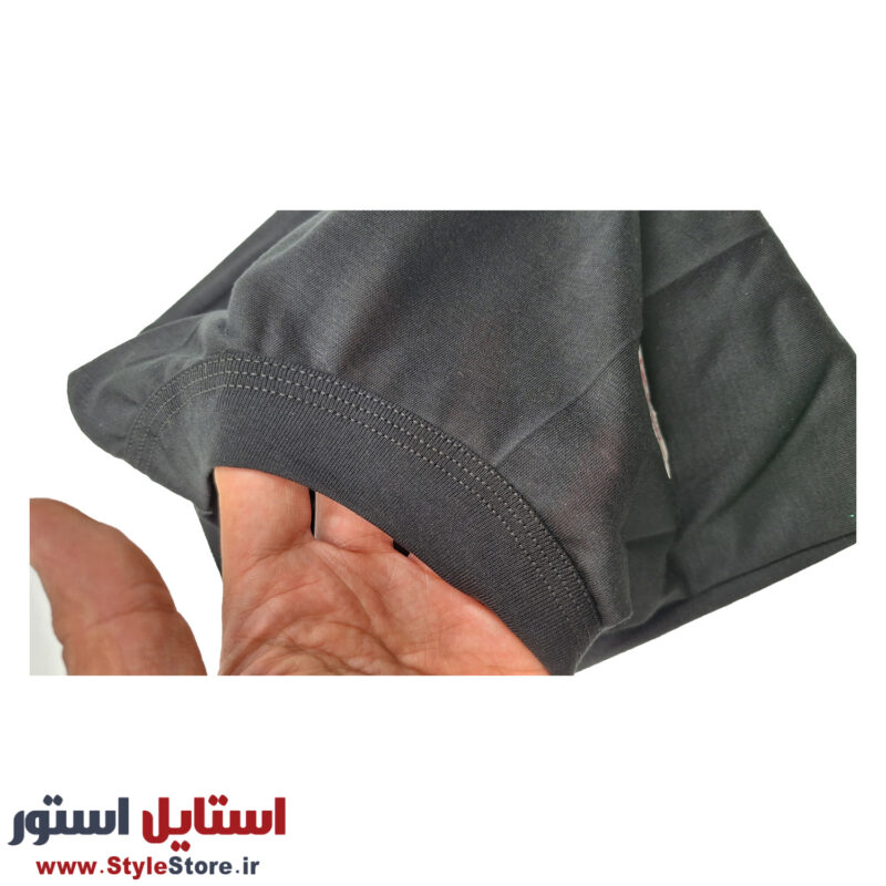زیرپوش یقه کش مردانه آستین دار نیکو رنگ مشکی