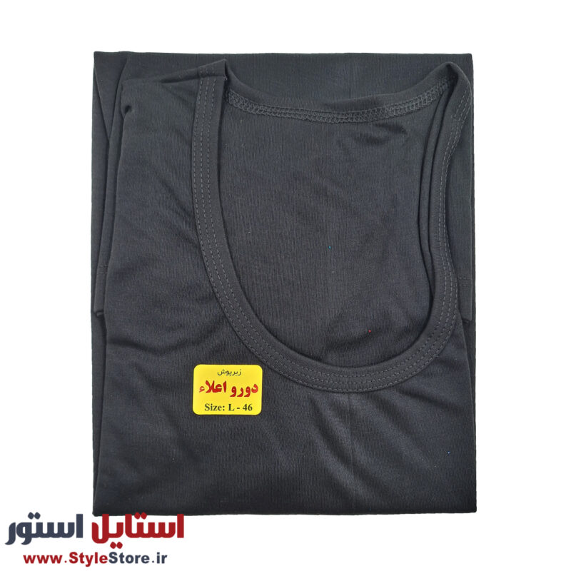 زیرپوش مشکی آستین دار مردانه نیکو دورو (دورو/ضخیم)