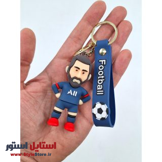 Alternative view of جاکلیدی فانتزی سیلیکونی طرح MESSI کد 128