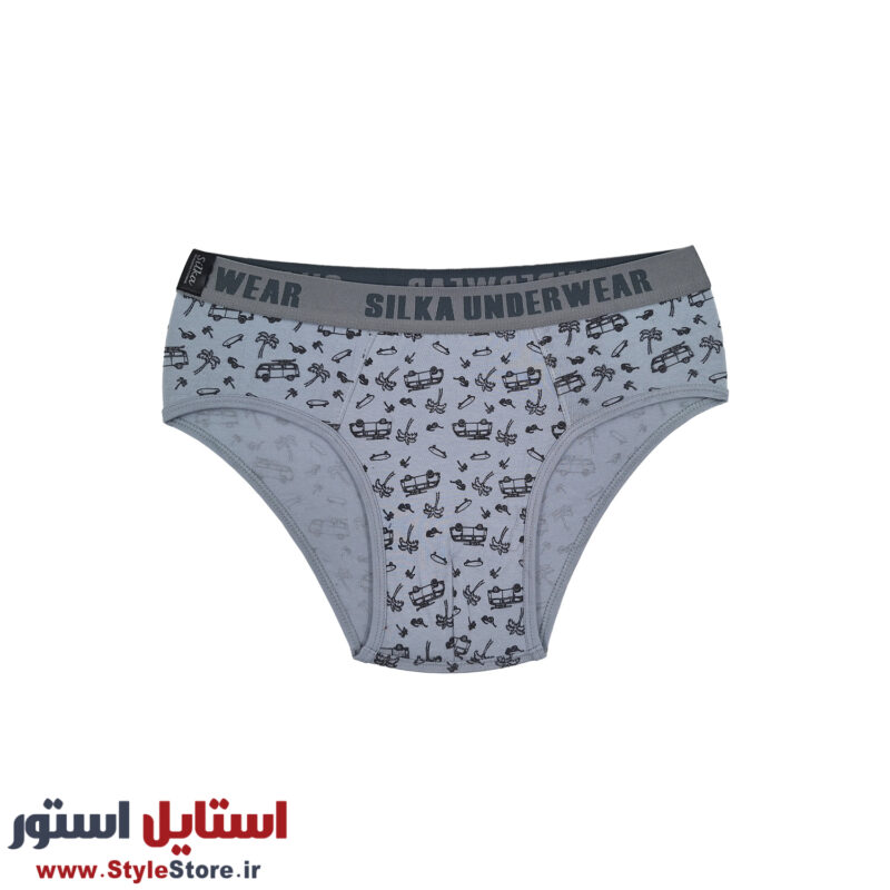 شورت اسلیپ مردانه سیلکا طرح فولکس کد STS-1985