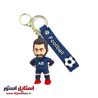 جاکلیدی فانتزی سیلیکونی طرح MESSI کد 128