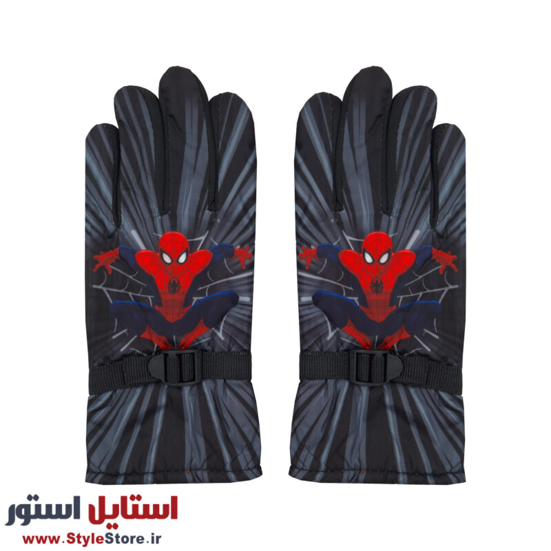 دستکش پسرانه طرح مرد عنکبوتی کد 2016