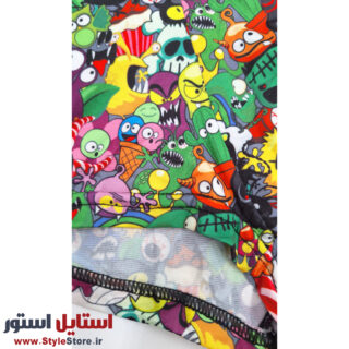 شورت اسلیپ مردانه کولسی مدل هیولاها کد NI-2005
