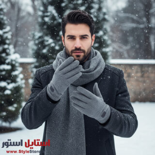 دستکش مردانه مدل Fashion-Glo کد KH-2018
