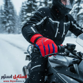 دستکش موتورسواری مدل Snow World کد 2023