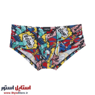 شورت مردانه کولسی اسلیپ طرح BOOM کد SL-2002