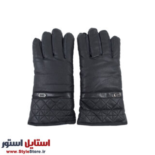 دستکش چرمی موتورسواری مدل CHA-3DOT کد 2053