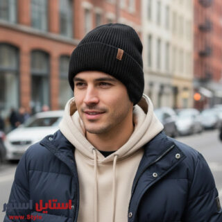 کلاه بافتنی مدل گوشی دار کد 2069