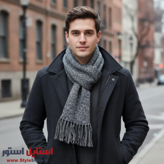 شال گردن مردانه مدل ابروبادی کد 2065
