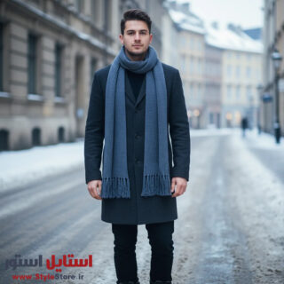 شال گردن مدل راه راه کد 2065