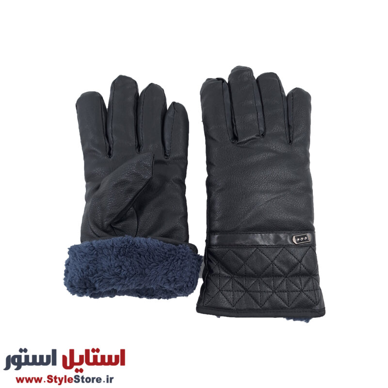 دستکش چرمی موتورسواری مدل CHA-3DOT کد 2053