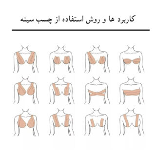 Alternative view of چسب لیفت سینه رولی Boob tape