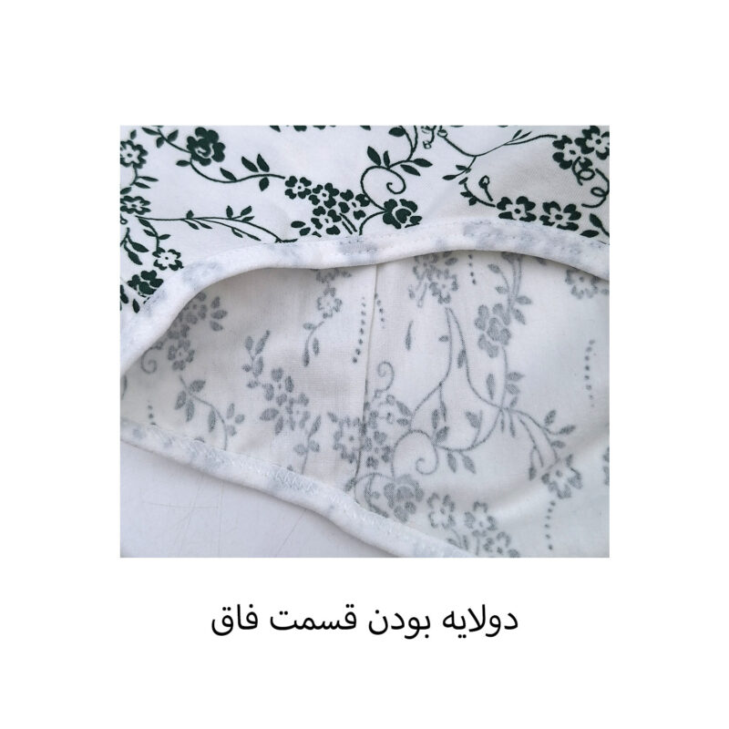 شورت زنانه نخی اسلیپ گل‌دار مدل 2151