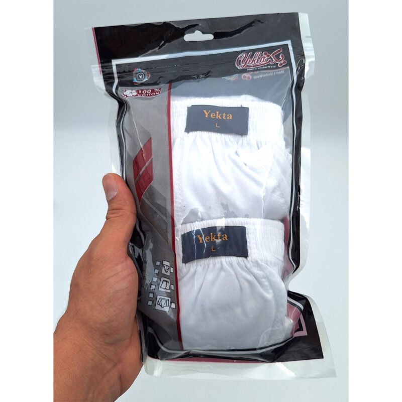 شورت مردانه پادار نخی یکتا کد 2162 بسته 2 عددی
